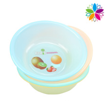 Round Plastic Fruit Design Washing Basin (SLP001)